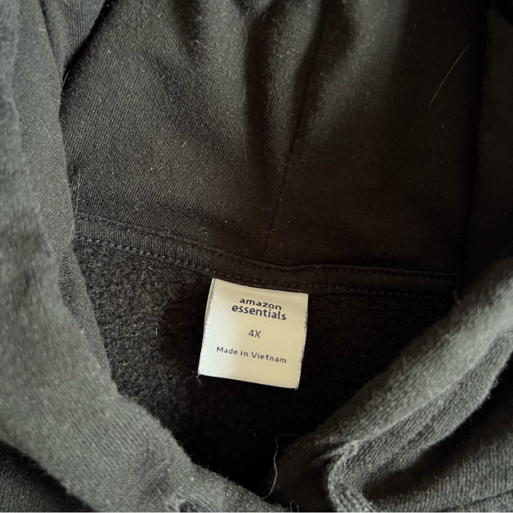 Amazon Essentials Black Hoodie - image 3